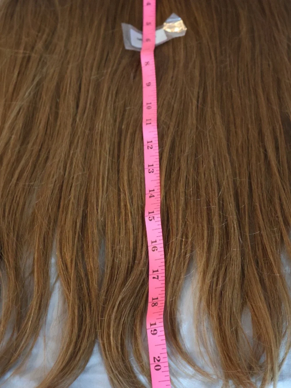 NEW 12A grade human hair genius weft level #6 brown 20 inch hair extensions